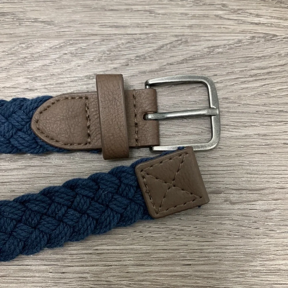 OshKosh B’gosh blue and brown braided belt - size S